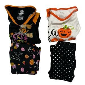 Halloween Pajamas Toddler Girls Kids 5T Orange White Paw Patrol Pumpkin PJ Set